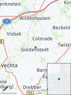 Here Map of Goldenstedt