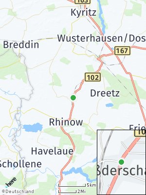 Here Map of Großderschau