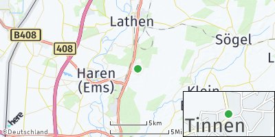 Google Map of Tinnen