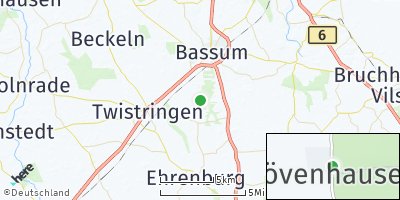 Google Map of Klövenhausen