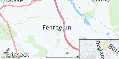 Google Map of Fehrbellin