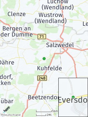 Here Map of Wieblitz-Eversdorf
