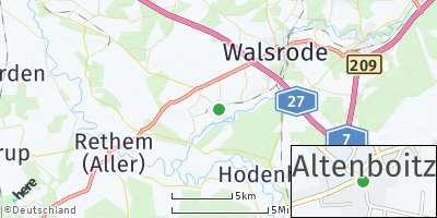 Google Map of Altenboitzen