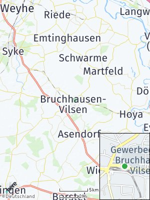 Here Map of Bruchhausen-Vilsen