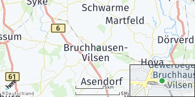Google Map of Bruchhausen-Vilsen