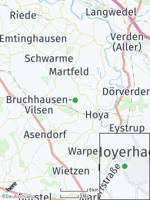 Here Map of Hoyerhagen