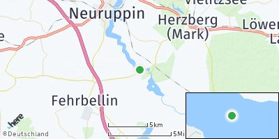 Google Map of Karwe bei Neuruppin