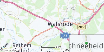 Google Map of Schneeheide
