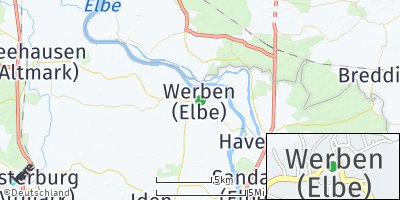 Google Map of Werben