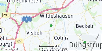 Google Map of Düngstrup