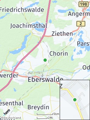 Here Map of Britz bei Eberswalde