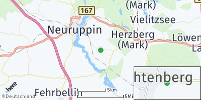 Google Map of Lichtenberg bei Neuruppin