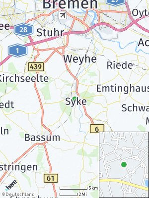 Here Map of Syke