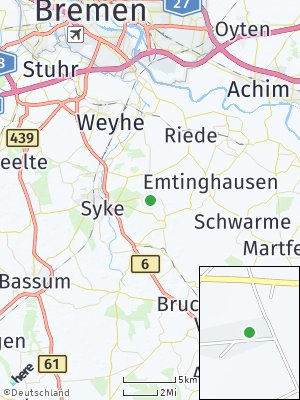 Here Map of Osterholz bei Syke