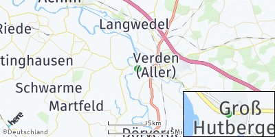 Google Map of Groß Hutbergen