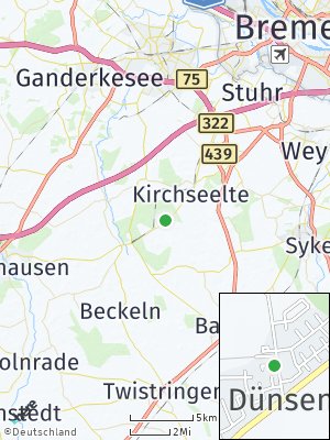 Here Map of Dünsen bei Bassum