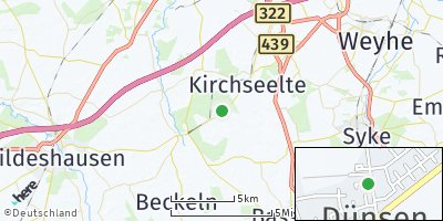 Google Map of Dünsen bei Bassum