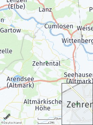 Here Map of Groß Garz