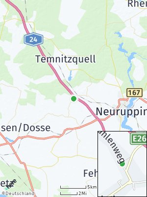 Here Map of Walsleben bei Neuruppin