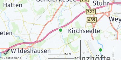 Google Map of Prinzhöfte