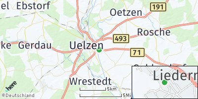 Google Map of Groß Liedern