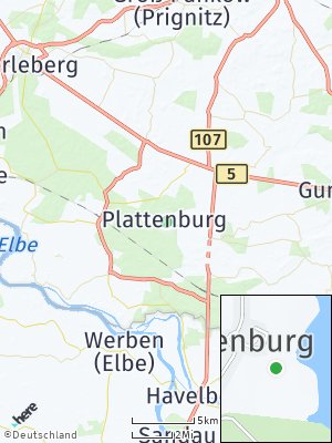 Here Map of Plattenburg