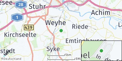 Google Map of Jeebel bei Bremen