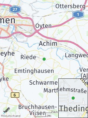 Here Map of Thedinghausen