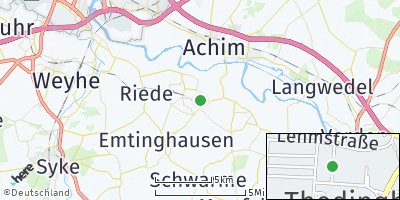 Google Map of Thedinghausen