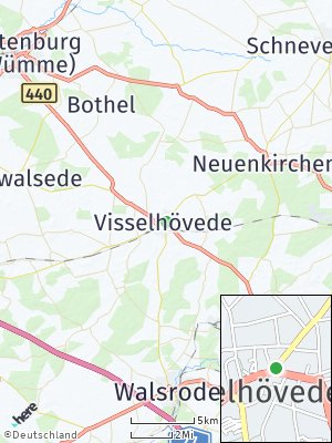 Here Map of Visselhövede