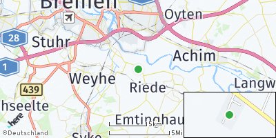 Google Map of Ahausen bei Bremen