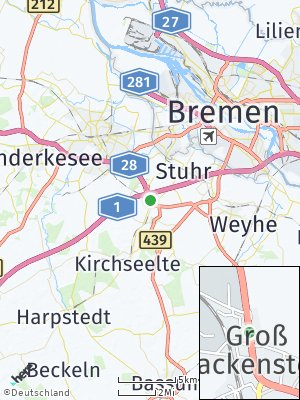 Here Map of Groß Mackenstedt
