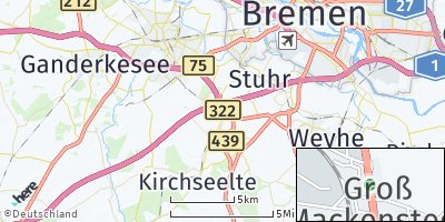 Google Map of Groß Mackenstedt