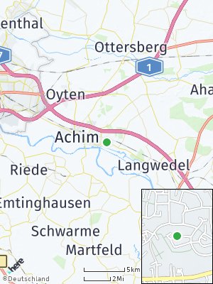 Here Map of Baden bei Bremen