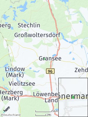 Here Map of Schönermark bei Gransee