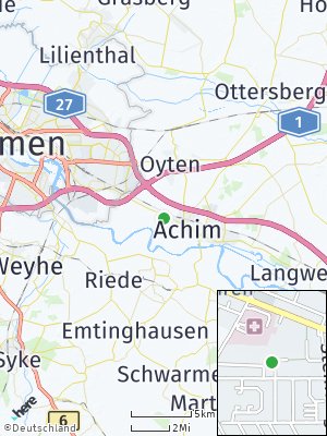 Here Map of Bierden bei Bremen
