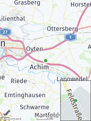 Here Map of Borstel bei Bremen
