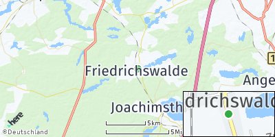 Google Map of Friedrichswalde