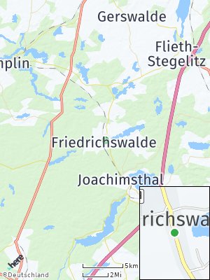 Here Map of Friedrichswalde