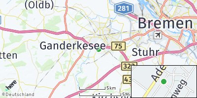 Google Map of Brendel / Adelheide