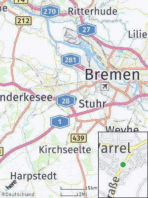 Here Map of Varrel bei Delmenhorst
