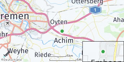 Google Map of Embsen bei Bremen