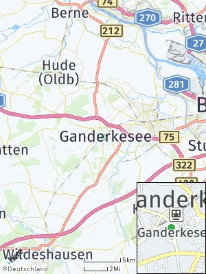 Here Map of Ganderkesee