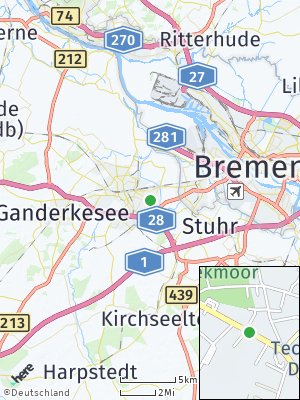 Here Map of Stickgras / Annenriede