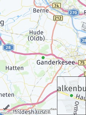Here Map of Habbrügge bei Delmenhorst