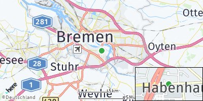 Google Map of Habenhausen
