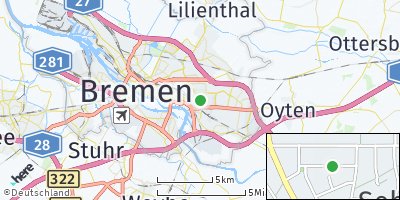 Google Map of Sebaldsbrück