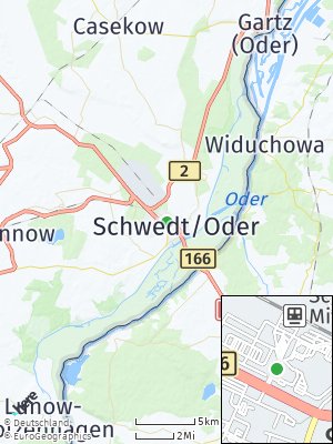 Here Map of Schwedt / Oder