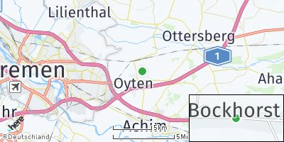 Google Map of Bockhorst bei Bremen