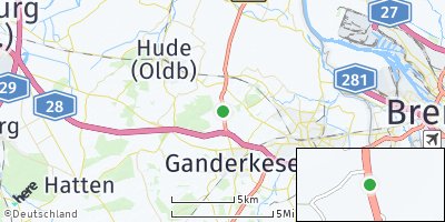 Google Map of Grüppenbühren